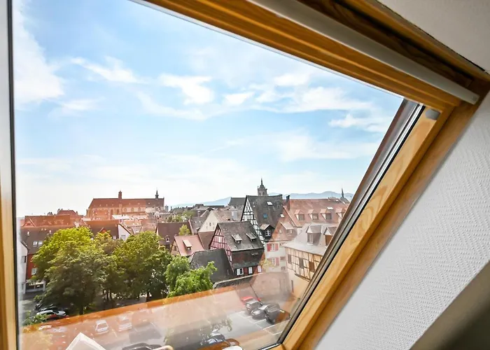 Le Saint-eloi Luxury Private Parking With Ac 6 Pers Old Town Colmar